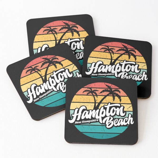 Item preview, Hampton Beach New Hampshire retro sunset designed and sold by Pau Baz.