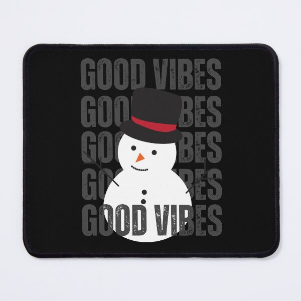 Item preview, Good Vibes Snowman  designed and sold by RedSparkle.