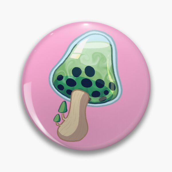 Item preview, Mushroom Boba Tea: Green designed and sold by ScribbleWaffle.