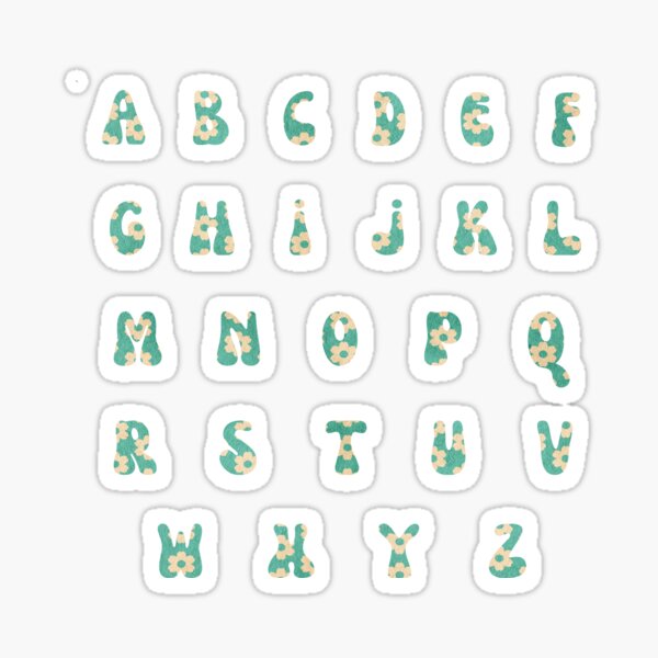 Little Girls Alphabet Stickers by Sandylion Sticker Designs – Gentle  Creations