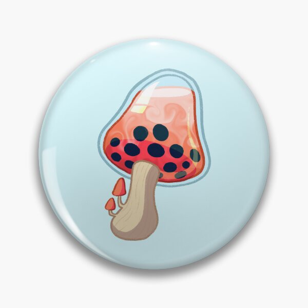 Item preview, Mushroom Boba Tea: Pink designed and sold by ScribbleWaffle.