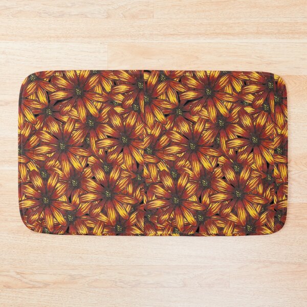 Item preview, Flower Study in Yellow and Red - Osteospermum Collage designed and sold by rossartstudio.