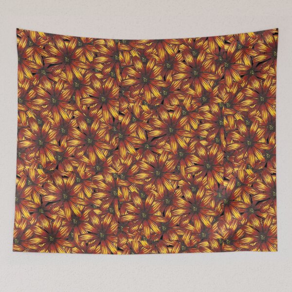 Item preview, Flower Study in Yellow and Red - Osteospermum Collage designed and sold by rossartstudio.