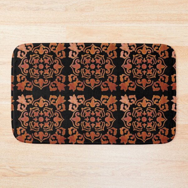 Item preview, Orange floral design designed and sold by Melissa Renee.