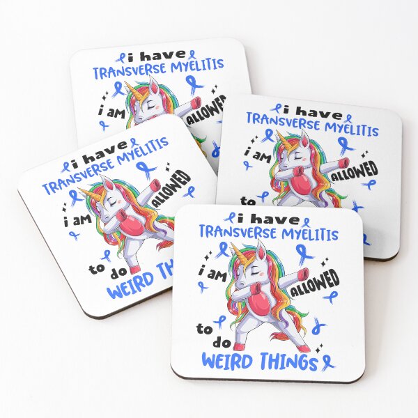 Item preview, Transverse Myelitis Awareness Funny I have Transverse Myelitis i'm allowed to do Weird Things! designed and sold by JanetShop809.