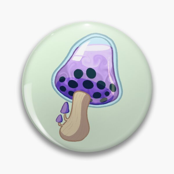 Item preview, Mushroom Boba Tea: Taro designed and sold by ScribbleWaffle.