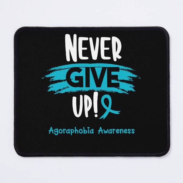Item preview, Agoraphobia Warrior - Agoraphobia Awareness - Never Give Up! designed and sold by Robbsyn.