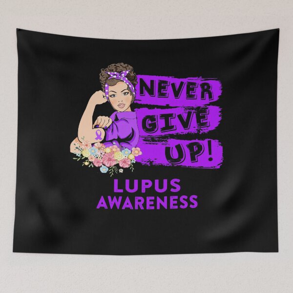 Item preview, Lupus Warrior - Never Give Up! - Support Lupus Warrior Gifts designed and sold by whlrcheryl.