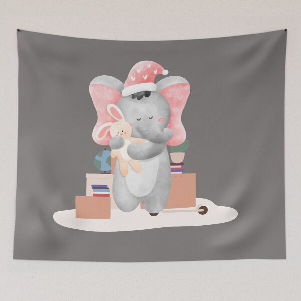 Item preview, Phil the Book Loving Elephant designed and sold by tmdaliggr.