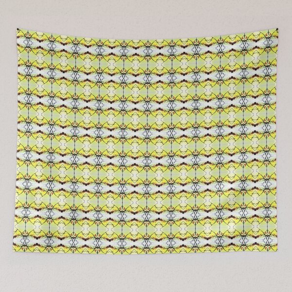 Item preview, red Malus Radiant crab apple blossoms #7, yellow tint designed and sold by Dawna Morton.