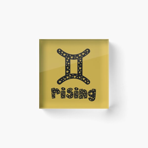Item preview, Gemini Rising Ascendant Glyph Astrology Gift Birthday Zodiac Star Signs designed and sold by AstralRadiance.
