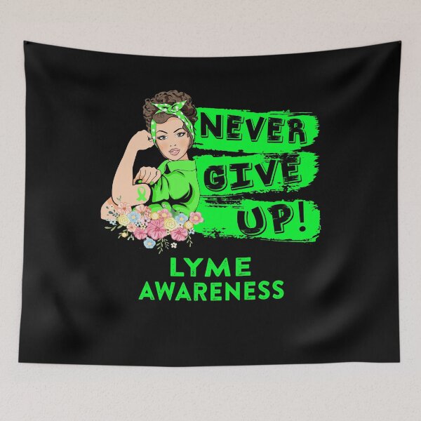 Item preview, Lyme Warrior - Never Give Up! - Support Lyme Warrior Gifts designed and sold by whlrcheryl.
