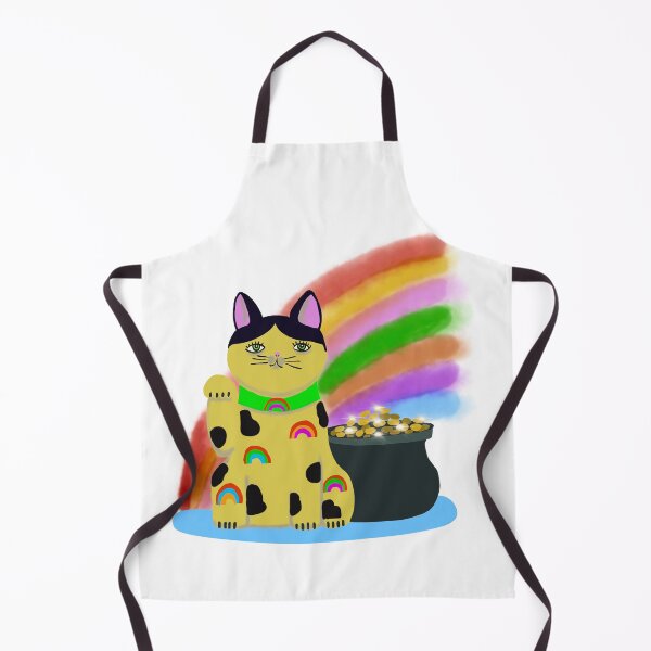 Item preview, Lucky cat rainbow design designed and sold by LynseysArtShop.