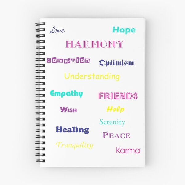 Item preview, Harmony Compassion Optimism Understanding Empathy Friends Colorful designed and sold by ValeriesGallery.