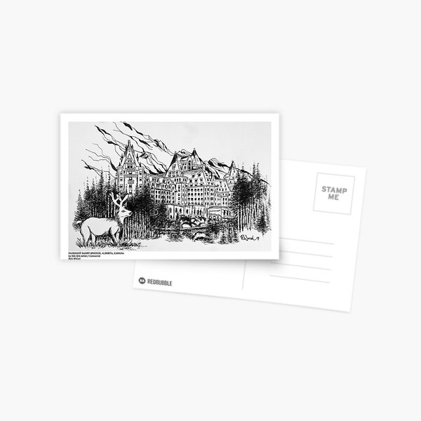 Fairmont Banff Springs, Alberta, Canada Postcard