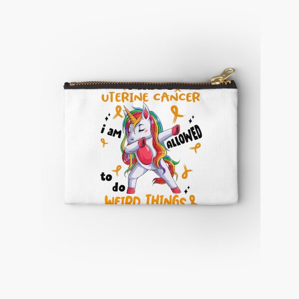 Item preview, Uterine Cancer Awareness Funny I have Uterine Cancer i'm allowed to do Weird Things! designed and sold by JanetShop809.