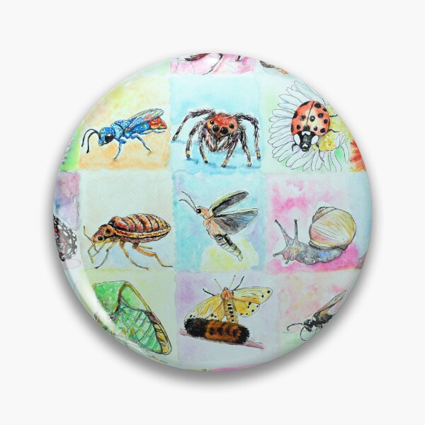 Item preview, Summer Buggin' Collection of Insects in Watercolour designed and sold by Art by Kirsten Sneath.