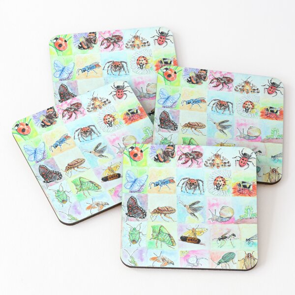 Item preview, Summer Buggin' Collection of Insects in Watercolour designed and sold by Art by Kirsten Sneath.