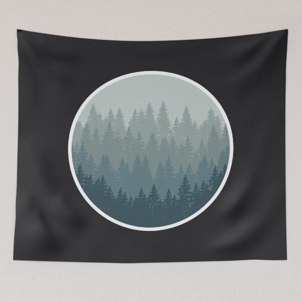 Item preview, Aesthetic Circular Forest designed and sold by shindeku.