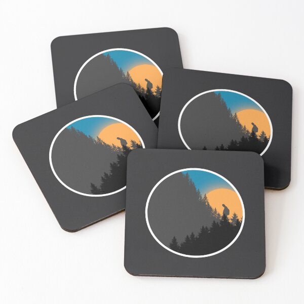 Item preview, Aesthetic Circular Hiker with Setting Sun designed and sold by shindeku.