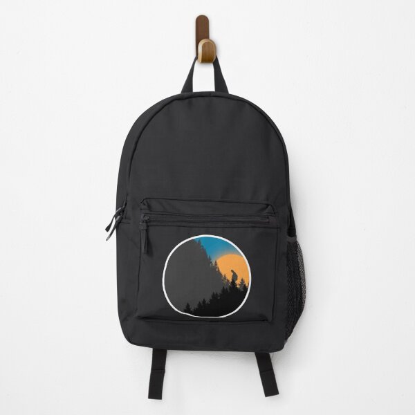 Item preview, Aesthetic Circular Hiker with Setting Sun designed and sold by shindeku.