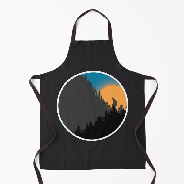 Item preview, Aesthetic Circular Hiker with Setting Sun designed and sold by shindeku.