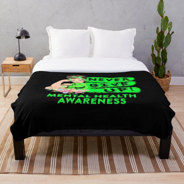 Item preview, Mental Health Warrior - Never Give Up! - Support Mental Health Warrior Gifts designed and sold by whlrcheryl.