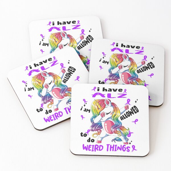 Item preview, ALZ Awareness Funny I have ALZ i'm allowed to do Weird Things! designed and sold by JanetShop809.