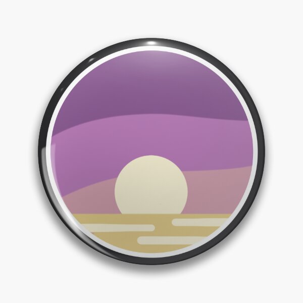 Item preview, Aesthetic Circular Beach Sunset designed and sold by shindeku.
