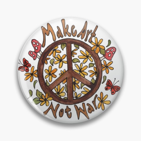 Item preview, Make Art Not War designed and sold by joyful-musings.