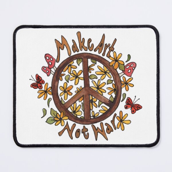 Item preview, Make Art Not War designed and sold by joyful-musings.