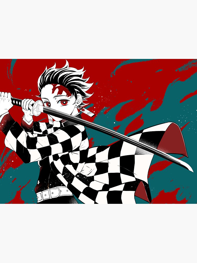 Demon Slayer Tanjiro Sticker For Sale By Animemangaworld Redbubble 5359