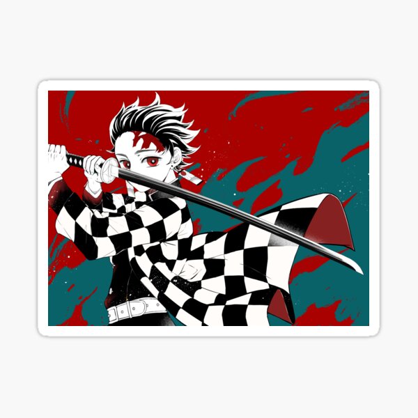 Demon Slayer Tanjiro Sticker For Sale By Animemangaworld Redbubble 6584