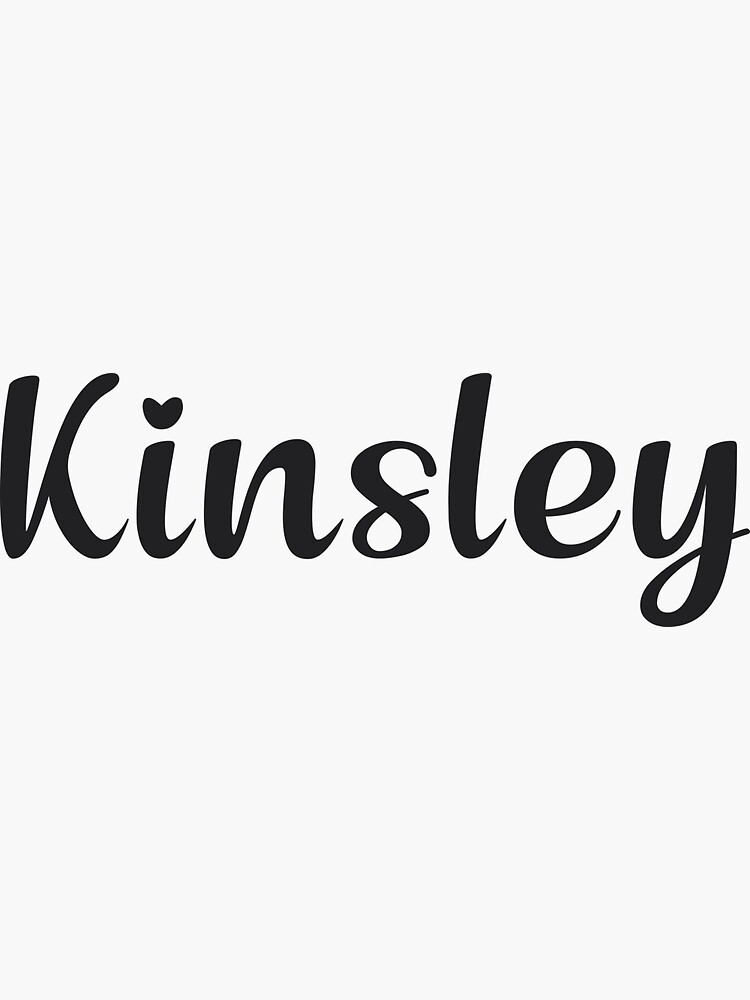 "Kinsley" Sticker for Sale by 99Posters Redbubble