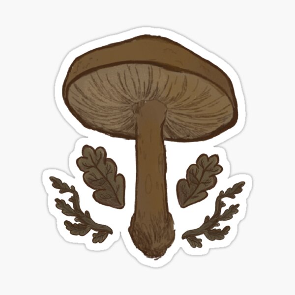 Item preview, Mushroom and Leaves designed and sold by magpieve.