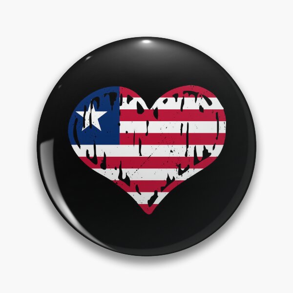 Item preview, Liberia Flag Heart Love designed and sold by rafaeltto.