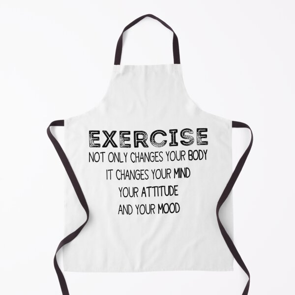 Item preview, Exercise Not Only Changes Your Body,Funny Workout Motivational Gym, Fitness Trainer Gift, Cool Lifting Quote designed and sold by The Pawsome Studio.