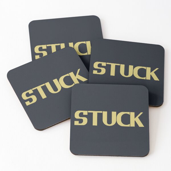 Item preview, Stuck - Golden Text designed and sold by Chubuter.
