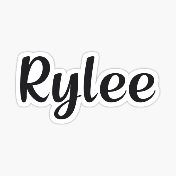 Riley Name  Sticker for Sale by ashleymanheim