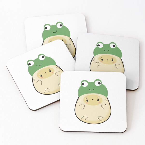 Item preview, Kawaii Cat with Frog Hat designed and sold by darklanterndsn.