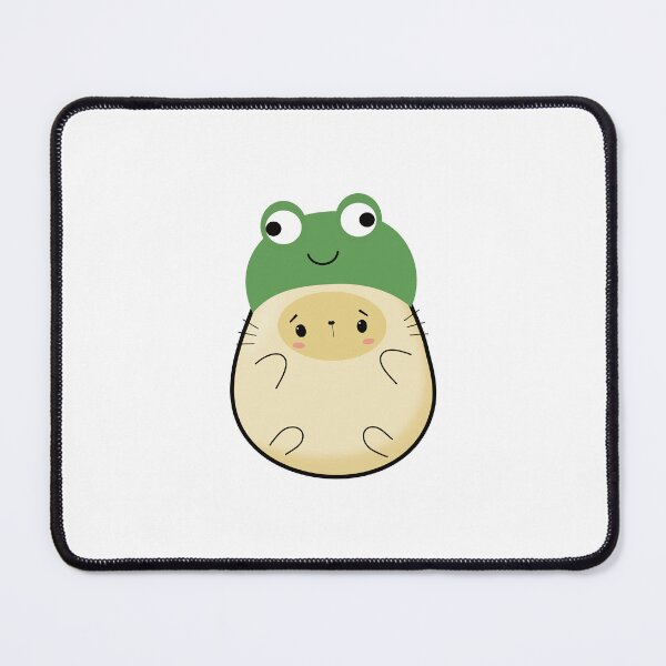Item preview, Kawaii Cat with Frog Hat designed and sold by darklanterndsn.