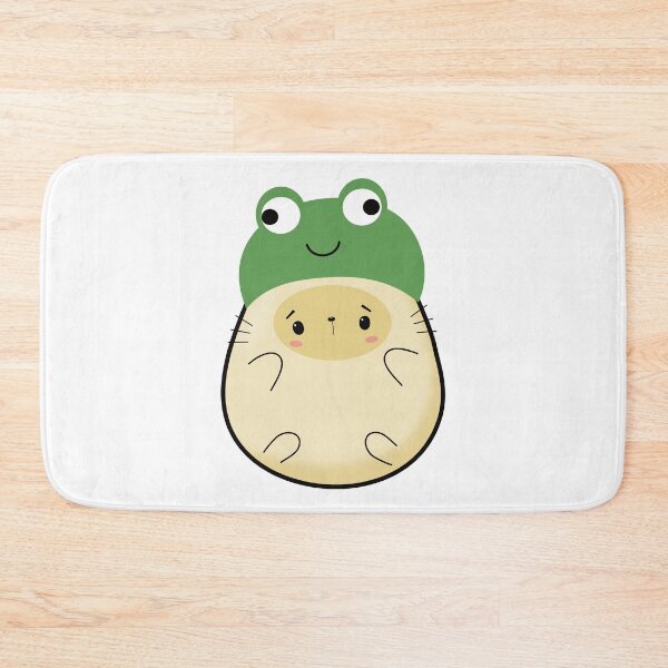 Item preview, Kawaii Cat with Frog Hat designed and sold by darklanterndsn.