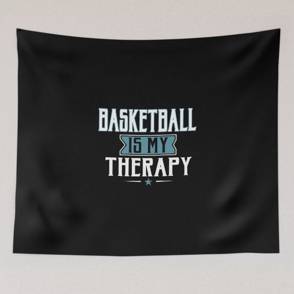Item preview, Basketball Therapy Cool Funny Best Baseketball Player Teams Club Statement Quotes Sayings E designed and sold by savannahswycas.