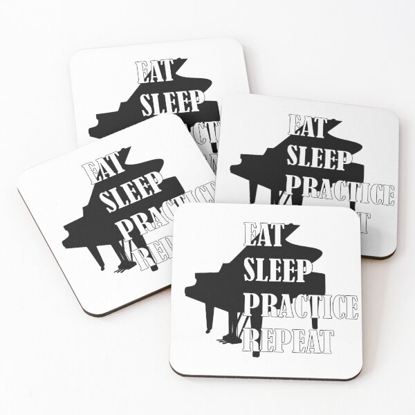 Item preview, Eat Sleep Practice Repeat: Piano designed and sold by GeneticRambles Shop.