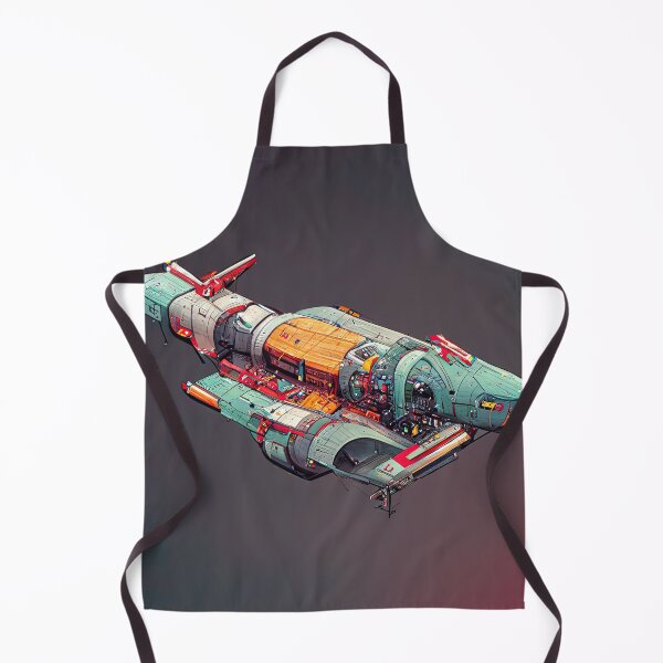 Item preview, Retro Spaceship Sketch designed and sold by 2Piglets.