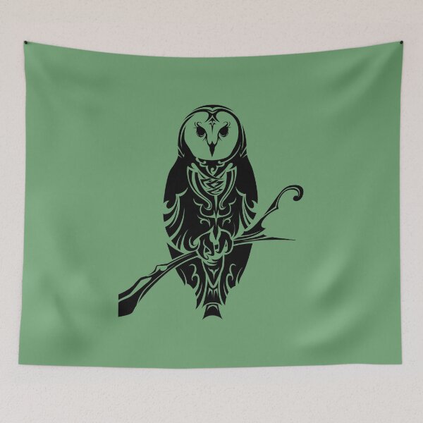 Item preview, Tribal Masked Owl designed and sold by TurkeysDesign.
