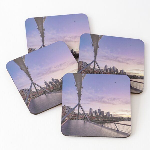 Item preview, Sunrise on the Evan Walker Bridge, Melbourne, Australia designed and sold by hypermouse.
