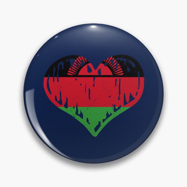Item preview, Malawi Flag Heart Love designed and sold by rafaeltto.