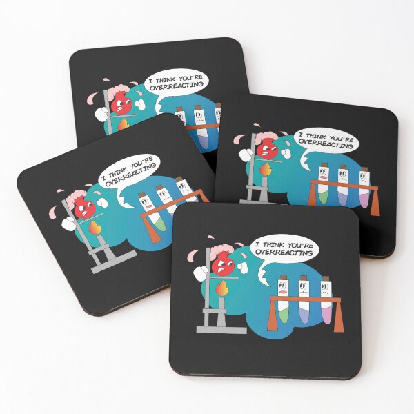 Item preview, Funny Chemistry Comic Chemical Reaction designed and sold by asphaltbubble.