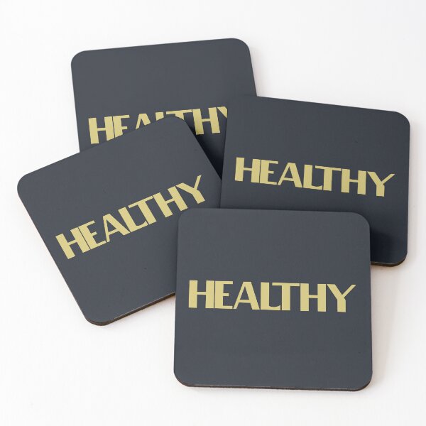 Item preview, Healthy - Golden Text designed and sold by Chubuter.